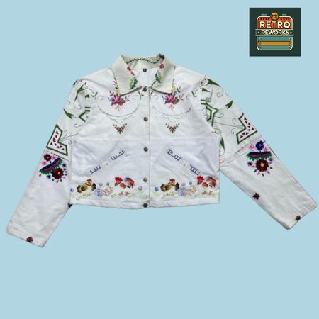 Upcycled Table Clothes Jacket