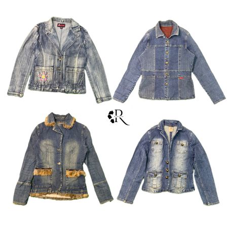 Y2K NYC IT Girl Denim Jacket RW-1444