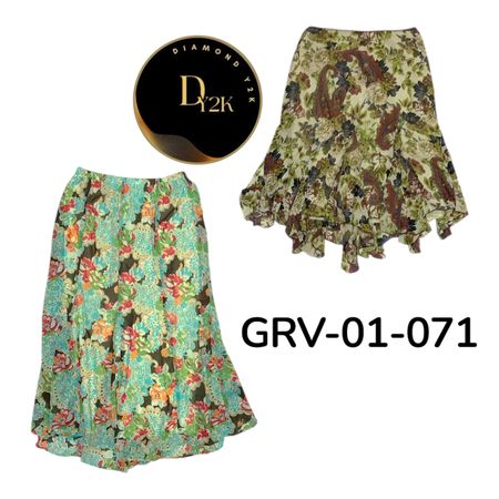 Jupe en polyester rétro Y2K mignonne – Vêtements de tous les jours (GRV-01-071)