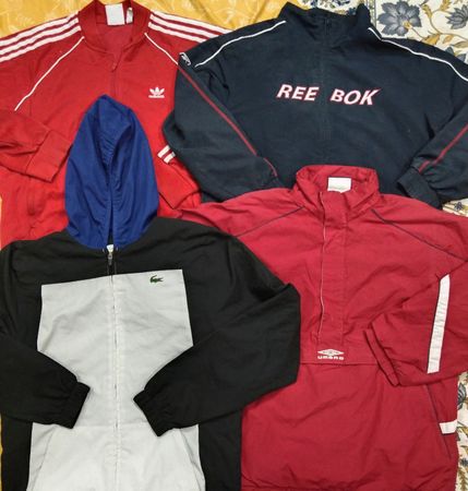 ミックスブランドのトラックジャケット