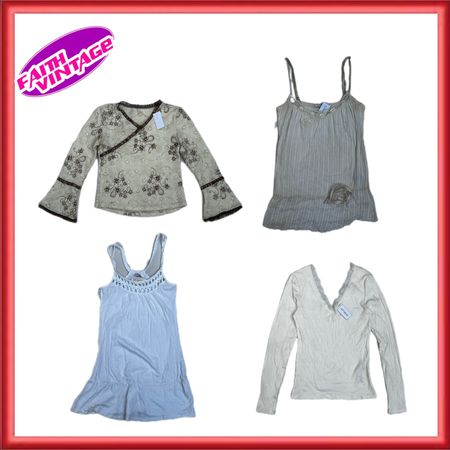 Snow Dust and Burnt Sienna Dresses and Tops(FV-357)