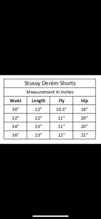Stussy rework style stussyX8ball denim shorts