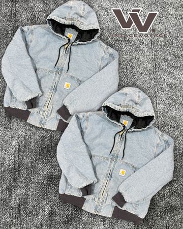 Carhartt reworked style acid wash active jackets #13126
