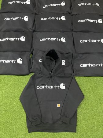 Rework style black hoodies carhartt