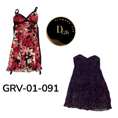 Lightweight Y2K Poly Dress – Perfect for Summer (GRV-01-091)
