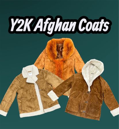 Y2K Afghan Coats - (13/01)