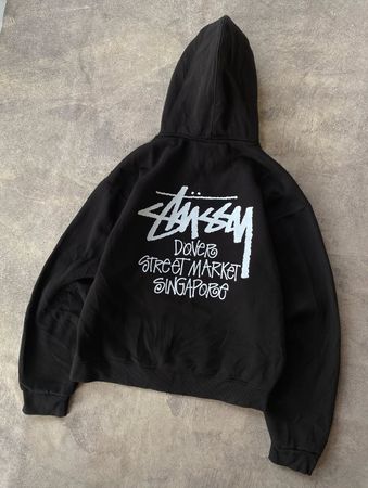 Stussy rework style Singapore pullover hoodie