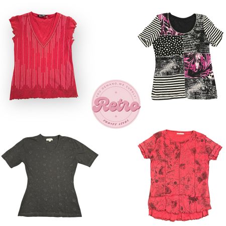 Y2k Vintage style Candy Heart Top — Valentine Edit (E)