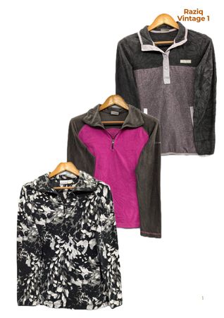 💥 RV1749 Women Columbia Fleece Jackets