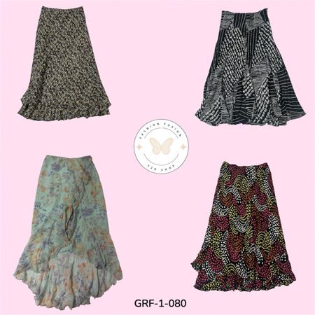 Y2K Casual Cotton Skirt – Classic 2000s Vibe (GRF-1-080)