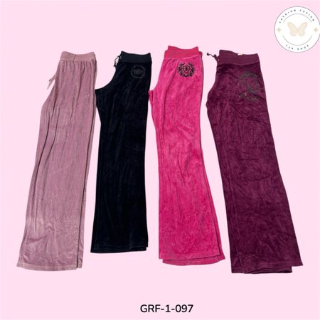 Y2K Juicy Couture Velour Tracksuit – Early 2000s Iconic Style (GRF-1-097)