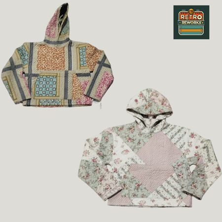 Upcycled quilt Hoodie