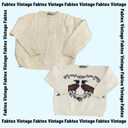(FV-880) Weißes Handwollstrickpullover