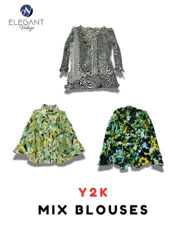 Y2K Mix Blouse - EV2083