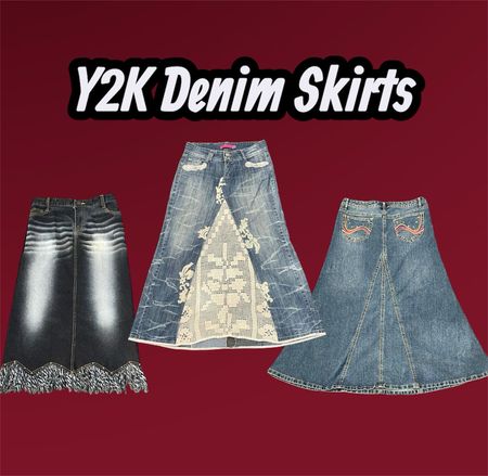 Y2K Denim Skirts - (14/01)