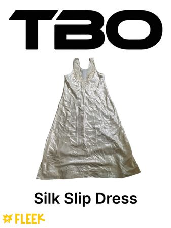 Silk Slip Dress    (TBO-52)
