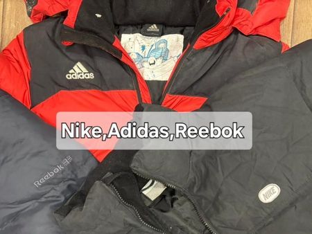 Vintage Nike, Adidas , Reebok Puffer Jackets