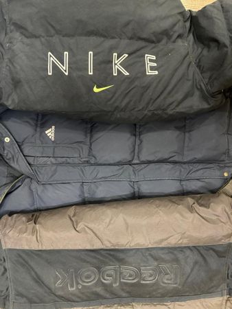 Vintage Nike, Adidas , Reebok Puffer Jackets