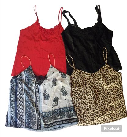 Op vintage 251 Y2K Sexy Slip Tops