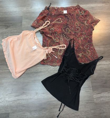 3025 - Camisole et blouses de style Y2K
