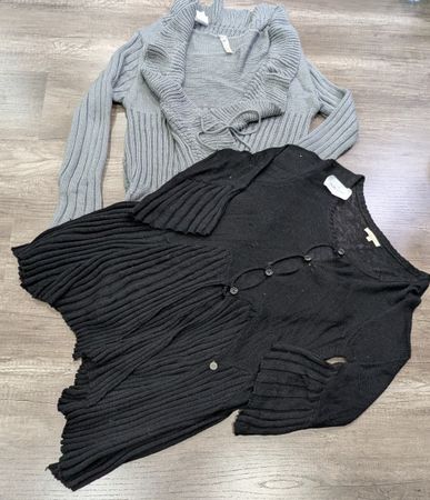 3028 - Women’s Ribbed Knit Sleeveless Cardigan & Sweaters Y2K Vintage Style