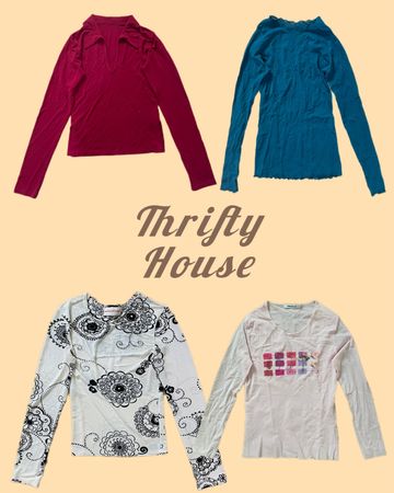 90s Babe Y2k Tops(TH/105)