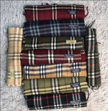 Y2K Burberry sciarpe