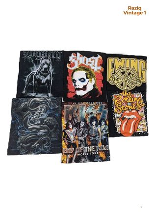 💥 RV1776 Vintage printed Oversized Tshirts