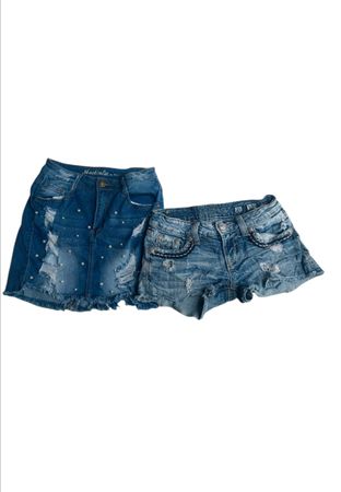 TH66 denim skirts/shorts -7p