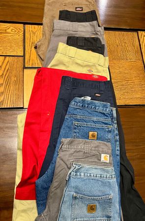 Carhartt & Dickies Pants and Jeans 10 Pcs