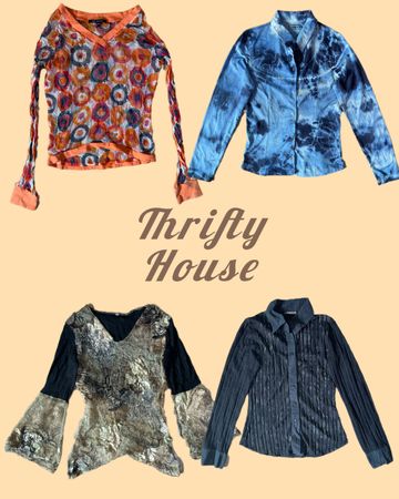 Retro Chic Y2k Tops(TH/109)