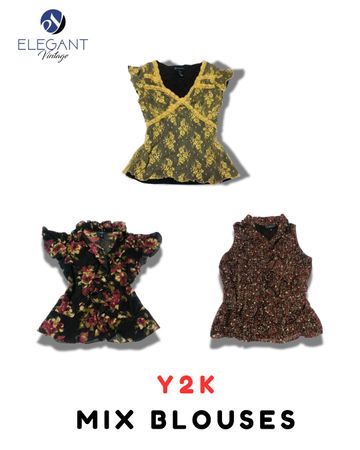 Y2K Mix Blouse - EV2093