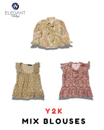 Y2K Mix Blouse - EV2095