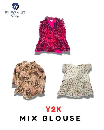 Y2K Mix Blouse - EV2100