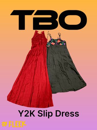 Y2K Slip Dress    (TBO-64)