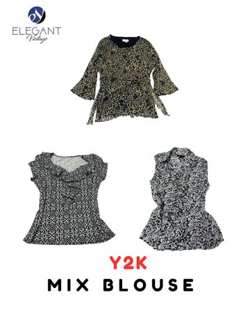 Y2K Mix Blouse - EV2101