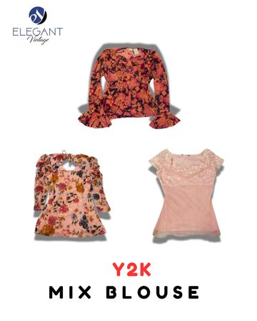 Y2K Mix Blouse - EV2111