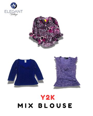 Y2K Mix Bluse - EV2113