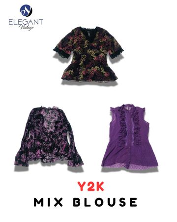 Y2K Mix Blouse - EV2115