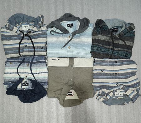 Billabong flannel hoodie shirt