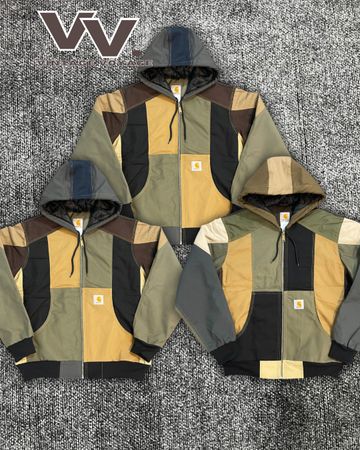 Carhartt reworked style patchwork active jackets #16126