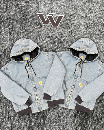Carhartt reworked style acid wash active jackets #16126