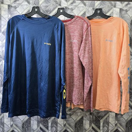 AV-0710 Columbia T-shirts | Branded Long Sleeve T-Shirts | Men Women Mix