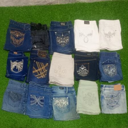 EARL JEANS AND OTHER MIX BRANDS MINI SKIRTS