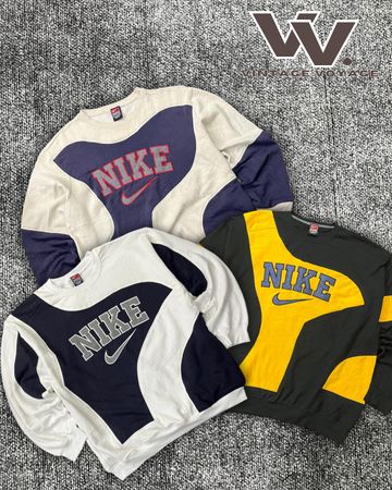 Nike reworked style patchwork sweatshirts #16126