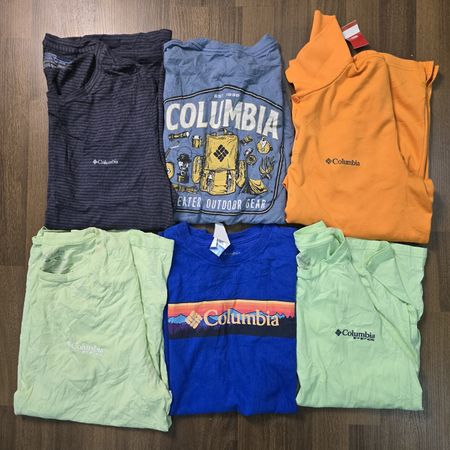 AV-0711 Columbia camisetas | Camisetas de manga corta de marca