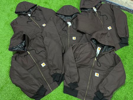 Rework Style Carhartt chocolate Brown hooded.
