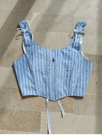 Upcycled RL Corset Tops - MOQ 15