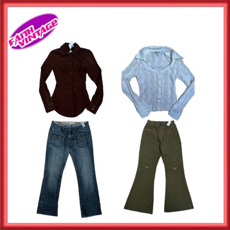 Set di piatti digitali di pantaloni e camicia (FV-383)