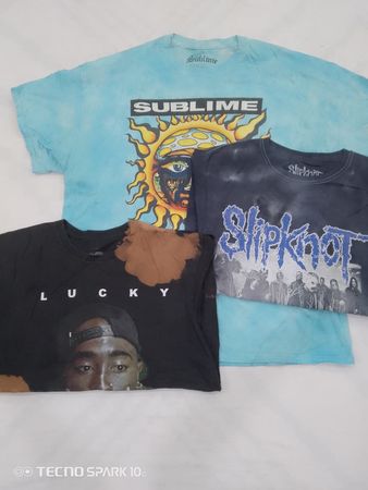 ZV1537 Music Print T-Shirt